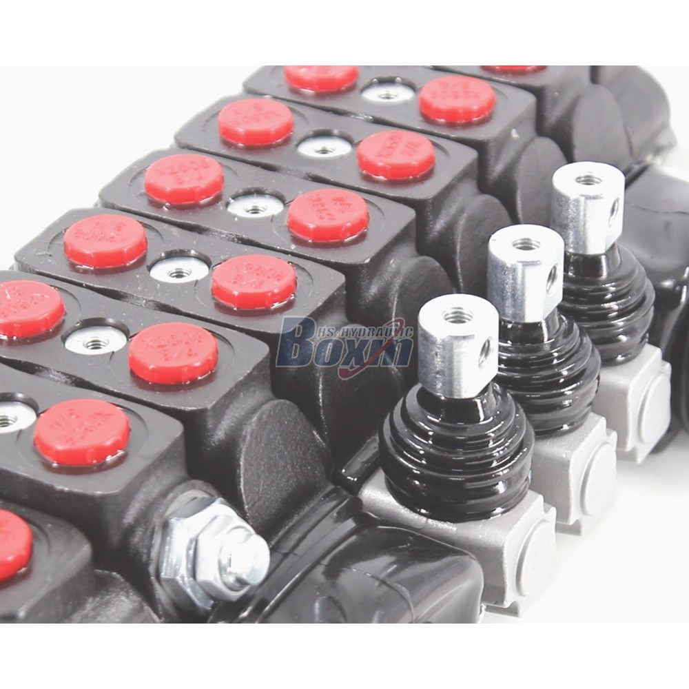 Multi-Spool SD6 Sectional Directional Control Valve for Mobile Machinery detail image